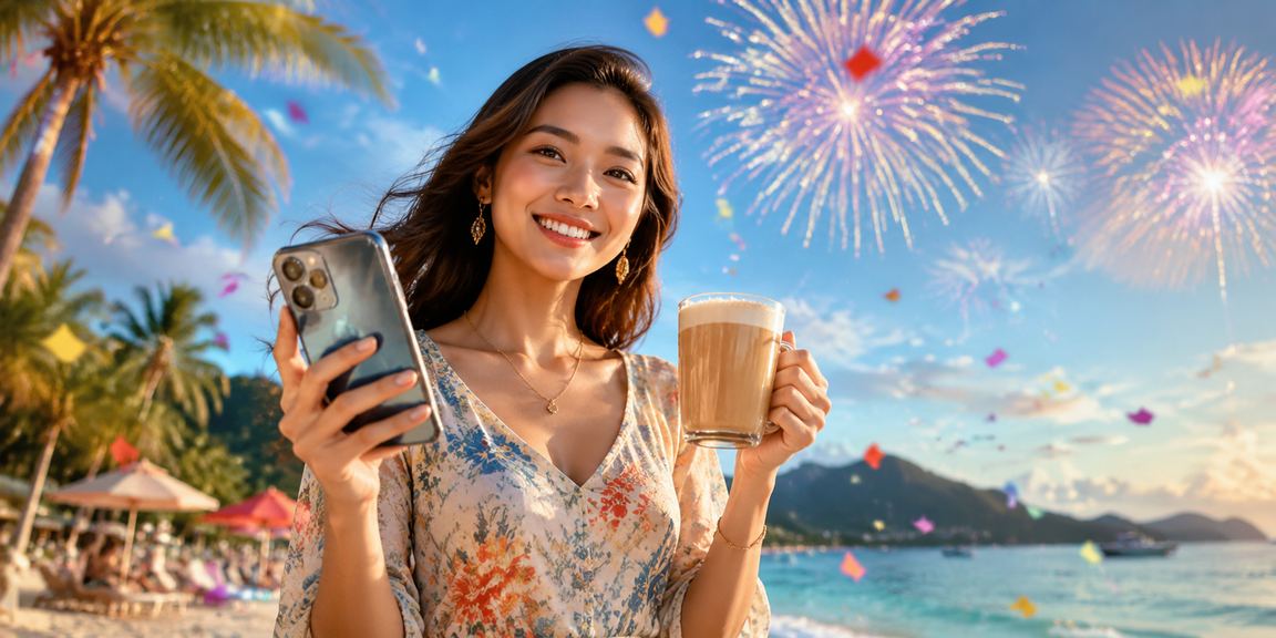 Pengguna mengakses kasino mudah alih s400 di Langkawi Malaysia